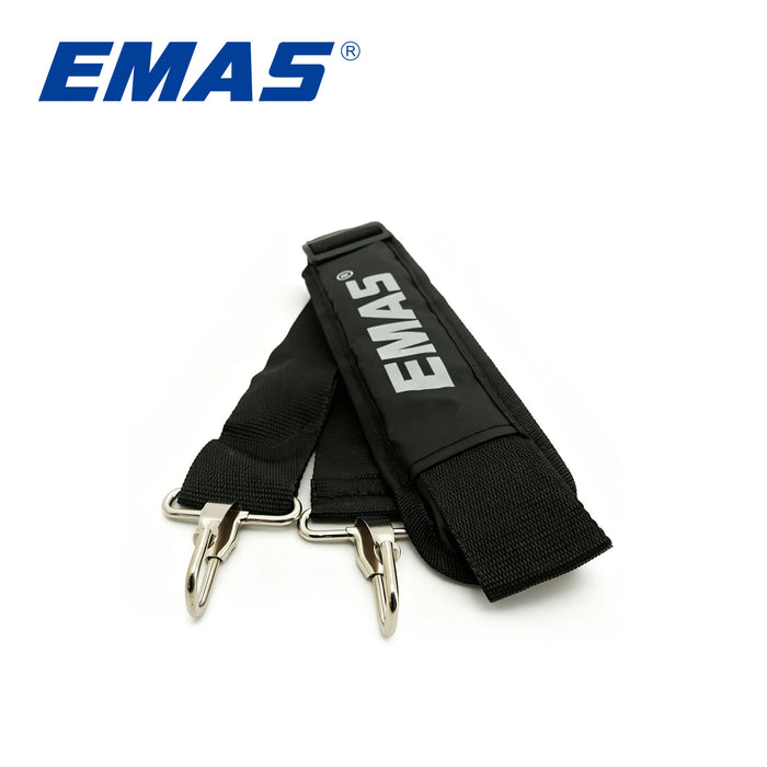 EMAS Single-Shoulder Double-Hook Shoulder Strap, Brush Cutter Accessory, Durable and Adjustable Brush Cutter Belt, Ergonomic Shoulder Strap and Metal Buckle, Back Support, Abrasion-Resistant and Tear-Resistant Material.