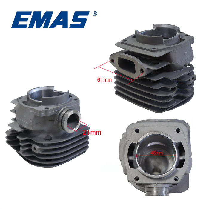 48mm Chrome-Plated Cylinder Diameter Chainsaw Cylinder Piston Assy suitable for EH365, High Performance Garden Tool Replacement Parts