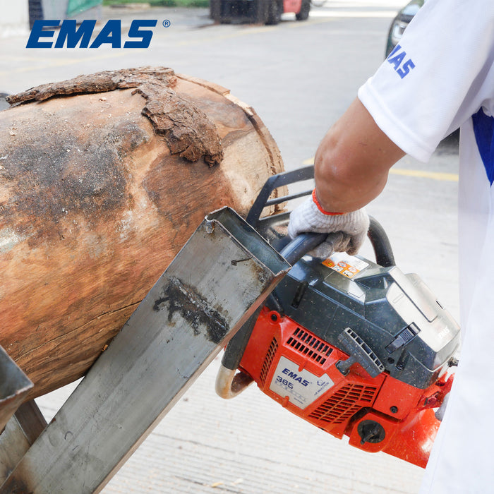 EMAS 365 Gasoline Chain Saw, 65cc 3.4kw Professional Wood Cutting Machine for Logging Operations, Professional Spare Parts Replacement for Compatible Brand, Factory Wholesale Bulk Sale