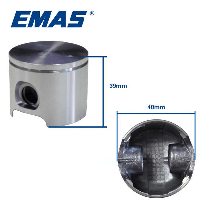 Piezas de motosierra de gasolina 5800 Conjunto de pistón con anillos (45,2 mm)