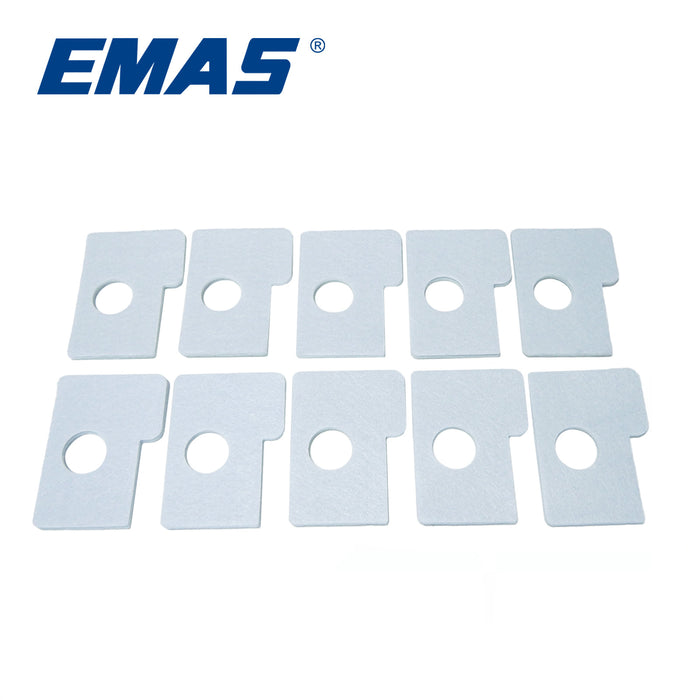 10pcs Gasoline Chain Saw Accessories New Double-Layer Sponge Thickened Air Filter Parts Suitable for EST170, EST180, 017, 018