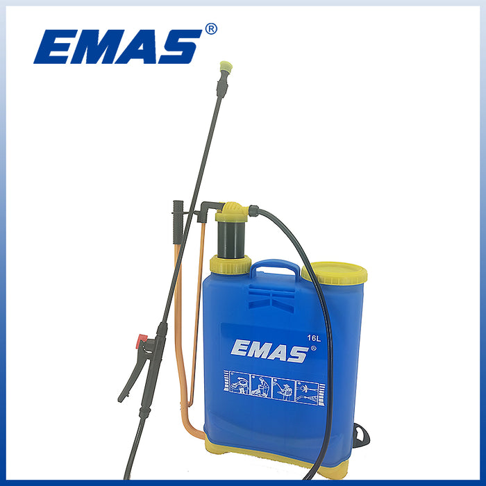 Pulverizador manual agrícola de mochila EMAS de 16 l